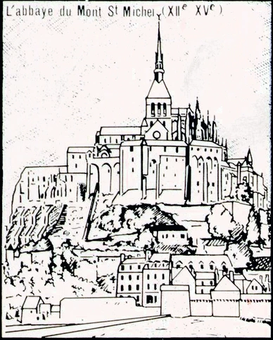 L'abbaye du Mont St Michel